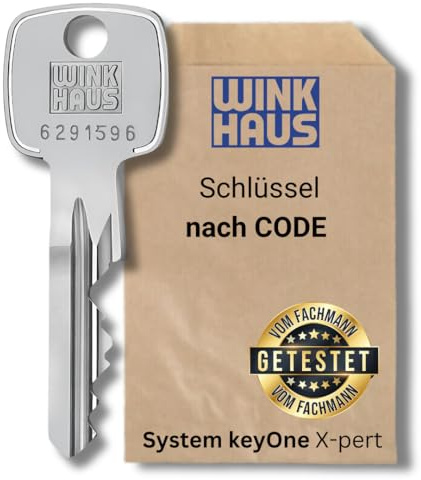 Winkhaus X-Pert Schlüssel - mit Original Kopfform Schlüssel mit hoher Passgenauigkeit nach Code XR - Schlüsseldienst Nachschlüssel Ersatzschlüssel