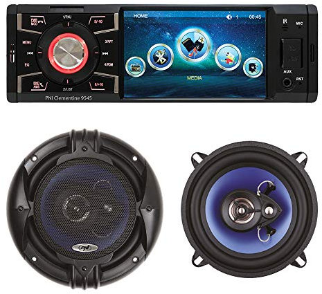Pacchetto riproduttore auto MP5 PNI Clementine 9545 + Altoparlanti coassiali per auto PNI HiFi650, 120W, 16,5 cm