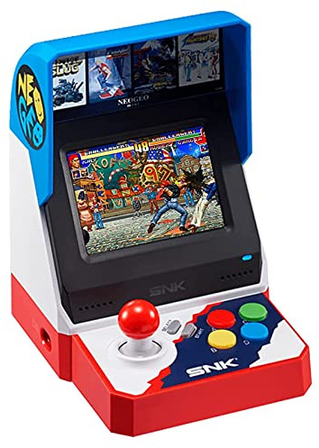 SNK Neo Geo Mini Arcade Asia Versione, 40 Giochi SNK con Licenza Ufficiale Precaricati, Supporta L'uscita HDMI su Grande Schermo