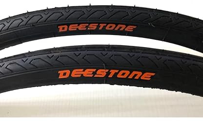 BMZ 2 Neumáticos 700 x 28C (28-622) Deestone RíGIDI Correr, Cubiertas Ruedas Bicicleta Carretera, Gravel Bike Negro | Neumáticos de carretera de goma BicI