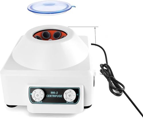 Centrifugeuse à basse vitesse, 6 x 20 ml, centrifugeuse de laboratoire 4000 tr/min, centrifugeuse de laboratoire de bureau, centrifugeuse à plasma PRP professionnelle 4000 tr/min, for médecine, univer
