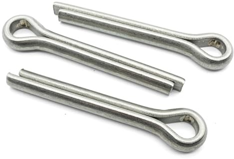 Hippo Hardware (4mm X 100mm) Cotter Pin Split Pins Clevis A2 Stainless Steel DIN94 (Pack of 3)