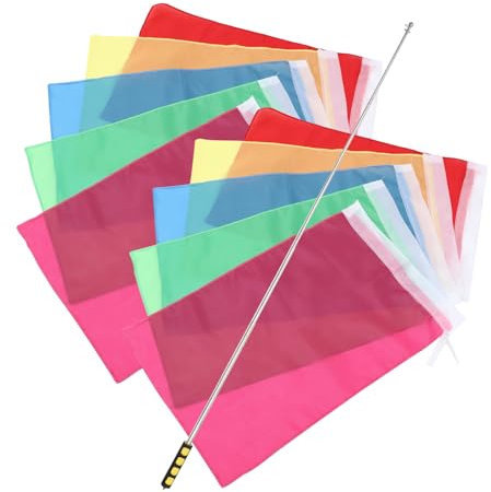 POPETPOP 1satz Tragbaren Edelstahl-flaggenmasten Mit Einstellbarer Für Gruppenaktivitäten Und Outdoor-veranstaltungen Mit Bunten Flaggen Und Flexibler Lagerung