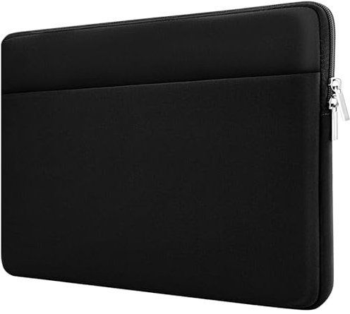 HEDUGO Custodia Pc Portatile Borsa Compatibile con MacBook Air/Pro da 15 a 16 Pollici Custodia per Computer Portatile con Tasca per Accessori Borsa Imbottita Protettiva per laptop da 15”a 16”, Nero