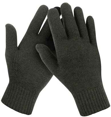 TOM FYFE Premium Merino Strickhandschuhe - Unisex - OEKO-TEX® zertifiziert - Weiche Wollhandschuhe aus 100% Merinowolle - atmungsaktiv, temperaturregulierend – Made in Europe