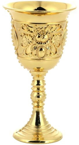 Copa De Cáliz Vintage Copas De Vino Copa De Vino Copas De Vino Doradas Copa De Vino En Relieve De Metal Copa De Licor De Vino De Chupito para Cocina Bar En Casa