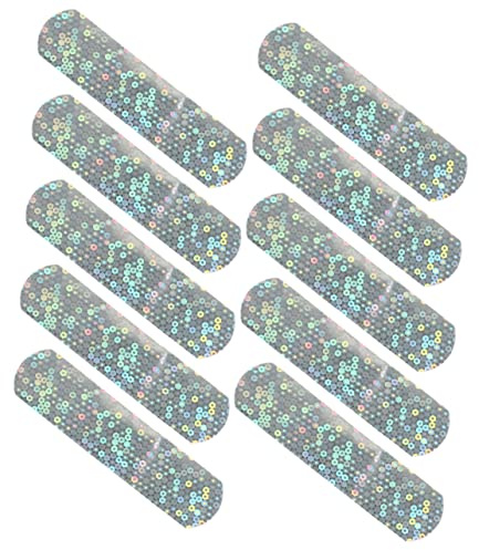 FRCOLOR Vendas Adhesivas Portátiles y Resistentes al Agua para Primeros Auxilios Brillantina, Diseño de Dibujos Animados 10 Piezas para Niños Ideales para Cumpleaños