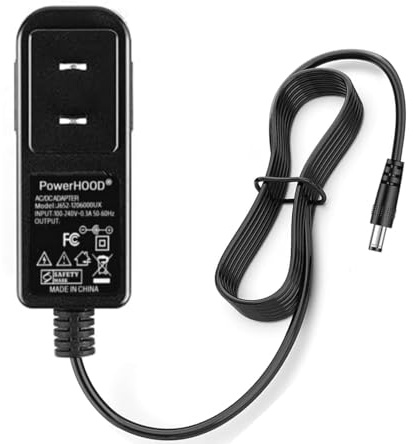 PowerHOOD 12V AC/DC Adapter Compatible with Kinhank Super Console X2 X2Pro X2 PRO Retro Game Console 3-SCX2-PRO 12VDC DC12V 12volt 12.0 Volts Power Supply Cord Wall Plug Charger Cable PSU Mains