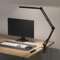 Meltrck Lampe de Bureau LED Architecte avec Pinte - 1200LM CRI≥90, 5 Modes & 11 Niveaux Luminosité, Bras Articulé 360°, Contrôle Tactile 3000K-6000K - Pour Studio/Chambre/Bureau