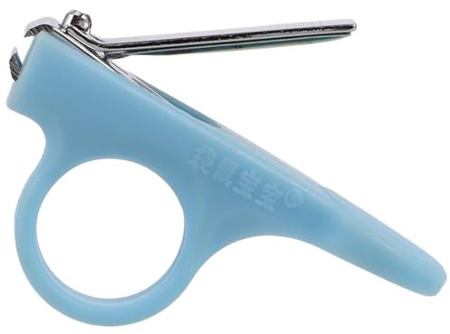 GARVALON Faltbarer Nagelknipser Für Babys Sicherer Nagelschneider Komfortabler Griff Feine Verarbeitung Multifunktionales Design Hellblau