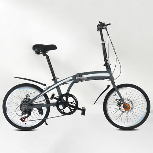 Scheibenbremse 20 Zoll Leichtes Klapprad Mit Variabler Geschwindigkeit, Klapprad Mit Speichenrädern Aus Kohlenstoffstahl, Erwachsene Männer Und Frauen