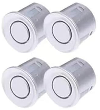 Aiuphing 4 sensori di parcheggio, 4 sensori posteriori universali solo (argento)