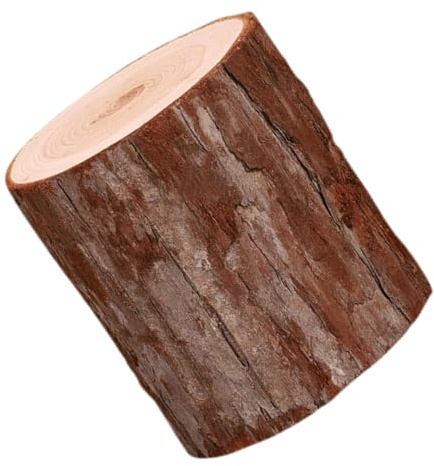 Gogogmee Natural Wood Stump Candle Holder Rustic Wooden Tealight Stand Votive Pillar Candlestick for Wedding Party Home Living Decor Centerpieces