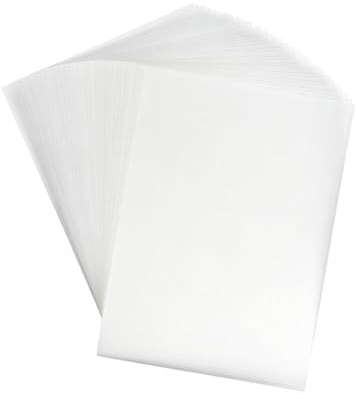 Foonary Schrumpffolie Set, 34 Stück Halbtransparente Schrumpffolie Bedruckbar Shrinking Paper Shrink Plastic für Schlüsselanhänger Ohrringe Brosche Handwerk DIY Bastel Sets, Halbtransparent
