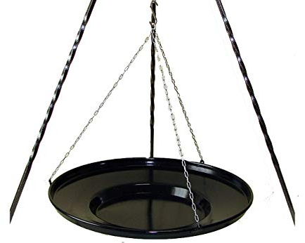 troph-e-shop Bratpfanne Grillpfanne Paellapfanne Feuerschale rund 56cm für Dreibein-Grill