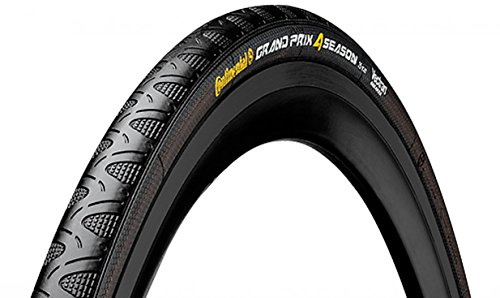 Continental GP 4 Season Black Edition - Neumáticos para Bicicleta Unisex, Color Negro, 28-622