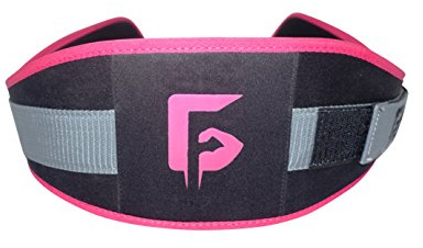 Gunsmith Fitness Gewichthebergürtel Damen - 6 Zoll Breit Rosa Gewichtsgürtel, Rückenstütze Lifting Belt für Frauen und Männer - Gym Gürtel für Kreuzfit, Hocke und Kreuzheben