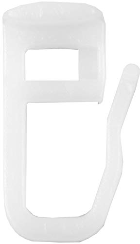 Bestlivings 50 Stück Vorhanggleiter 11x10mm für Vorhangschiene, Universal Gardinenrollen Innenlaufrollen für alle gängigen Gardinenschienen