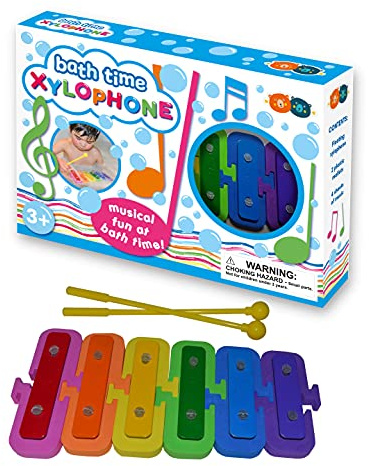 Buddy & Barney - Bath Time Toy Xylophone Musical Instrument for the bathtub! Perfect for baby & toddler.
