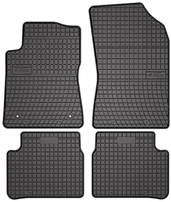 OMAC Gummi Fußmatten kompatibel mit Citroen C3 2016-2024 Automatten Gummi Schwarz 4tlg