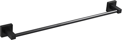 Handtuchhalter Wand Handtuchständer Bad Black Space Aluminium Handtuchhalter Single Rod Badezimmer Wandmontiertes Handtuchregal Verdicken Badezimmer Handtuchhalter Handtuchstange Badetuchhalter ( Size