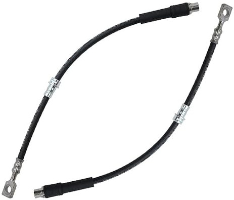 ATEC Germany 2x Bremsschlauch vorne Länge 430mm ohne Hohlschraube | Kompatibel mit: OPEL ASTRA H, ASTRA H Caravan, ASTRA H GTC, ASTRA H Kasten/Kombi, ASTRA H Stufenheck, ASTRA H TwinTop