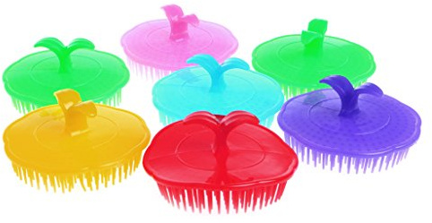 yanwuwa Brosse de Massage Brosse en Silicone Douce Brosse Shampoing Cheveux pour la Relaxation et la Propreté de la Tête