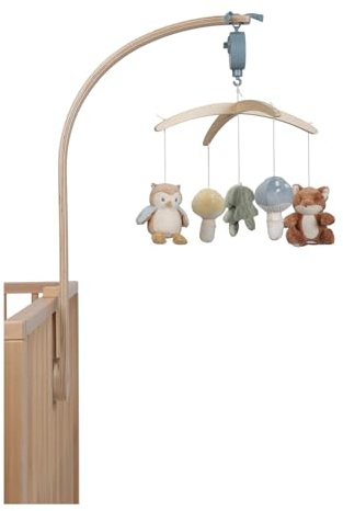 Little Dutch Mobile Musik Spieluhr mit Holz Halterung für Babybett - Forest Friends