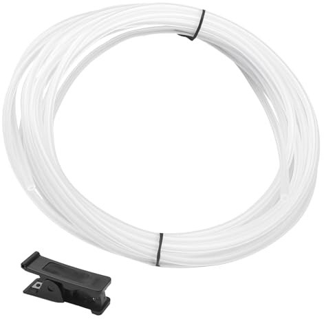 DAWRIS Tuyau PTFE 5 m 2,5 mm x 4 mm PTFE avec Bambu Lab A1 Mini/A1/P1P/P1S/X1C/AMS/P1/X1-Serie & Creality K1/K1 Max/Ender 3 V3 Imprimantes 3D - Filament 1,75 mm
