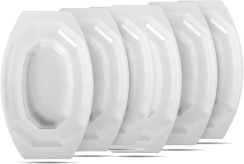 6 Pack Microwave Potato Cooker Trays – BPA Free Jacket Potato Maker Stands for Even Cooking – Quick & Healthy Steamer Tool – Dishwasher Safe Plastic Holders for Medium Potatoes