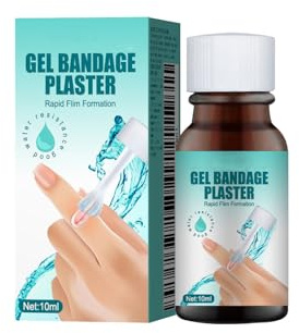 Gel Vendaje Yeso,Gel Líquido para el Cuidado de Heridas,Vendaje Líquido Mejorado,Apositos Adhesivos Impermeables para Cortes Menores,Raspaduras,Heridas,Piel Seca Y Agrietada