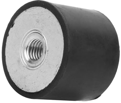 ERYUE Smorzatori di Vibrazioni con Supporto in Gomma per Compressori D'aria, Motori, Pompe Dell'acqua, Isolatore 4 Pezzi M8/M10 (DE40*30 M10)