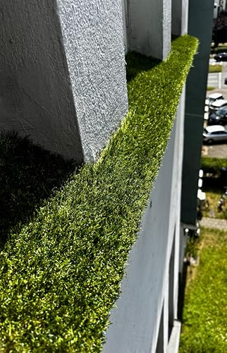 blobbplopp Fensterwiese nach Maß - Antidröhn Fensterbank Aufsatz gegen Regentropfen & Regengeräusche | Geräuschdämpfer für Fensterblech, wetterfest, ohne Bohren & Kleben