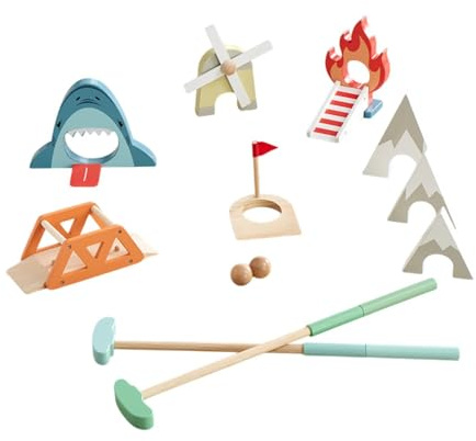 Bffcnl Set da Golf Indoor per Bambini, attività Coinvolgente per Bambini, Giocattolo, Divertimento