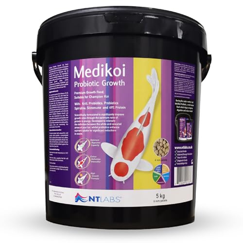 NT Labs Medikoi Probiotic Growth Pond Fish Food Adult 6mm Pellets (5kg)