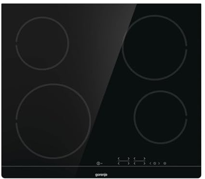 Gorenje ECT 641 BSC Kochfeld Elektro / 60 cm / TouchControl / Timer / rahmenlos 60 centimeters Schwarz