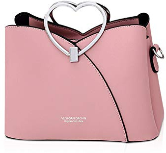 NICOLE & DORIS Borsa per le Donne Borsa con Maniglia Superiore Borsa Messenger in Pelle PU Borsa a Tracolla Moda Borsa Tote Carino