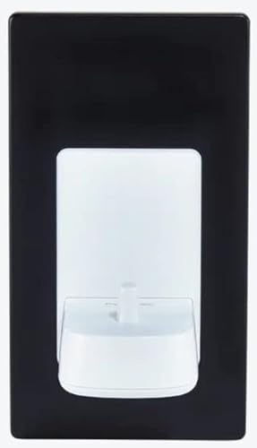 In-wall electric toothbrush charger by ProofVision Compatible with Oral B and Braun BLACK FINISH