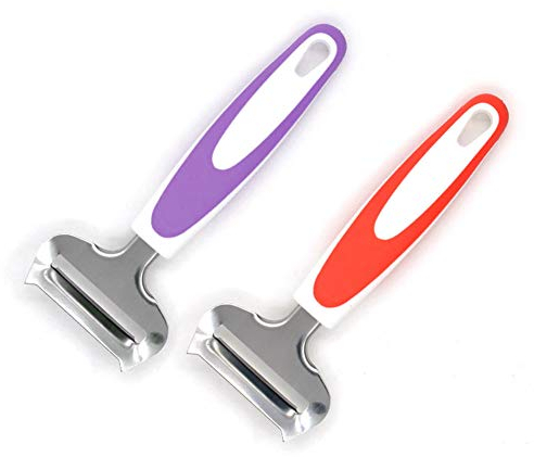 Natudeco Couteau à Fromage 2 pièces, grattoir à Beurre Multifonctionnel en Acier Inoxydable râpe à Fromage à Main Kit de Gadgets de Cuisine à la Maison