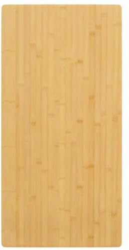 TJROO Tischplatte Bambus 50x100x2,5 cm Bambus Möbelplatten Deckplatte Bambus Platte Schreibtischplatten Tischplatten Table Top Esstiach Esstischplatte