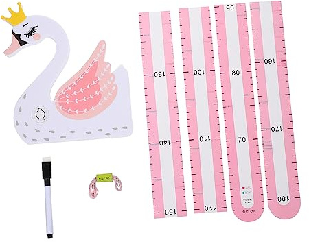 TOYANDONA 1 Satz Höhenlineal Für Kinder Messgerät -größentabelle Höhenmessaufkleber -höhenlineal Maßband Zur Höhenanzeige Wandtattoo Höhenmessung Umweltfreundliches Eva-material Rosa