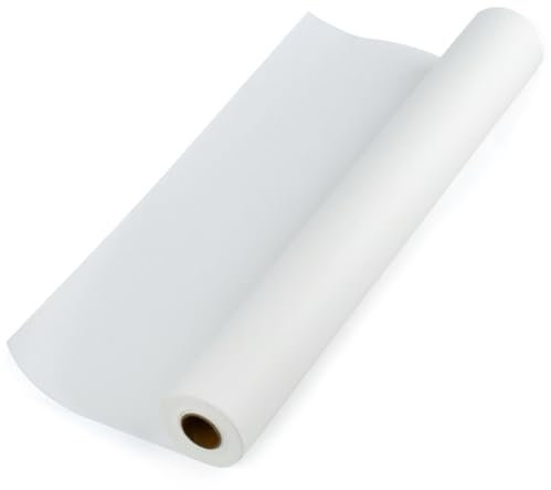 Transparentpapier Rolle 43cmx50m 29g/m², Schnittmusterpapier Rolle zum Nähen, Skizzenpapier Schnittmuster Schnittpapier, Pergamentpapier Rolle Architektenpapier Pauspapier Schnittmuster, Tracing Paper