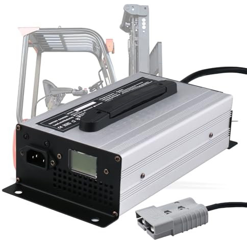 Chargeur De Batterie 12V/24V/36V/48V/60V/72V Chargeur De Batterie Au Plomb, avec Prise Anderson pour Chariot Élévateur Électrique, Voiturette De Golf, Transpalette,36v 25a,175A