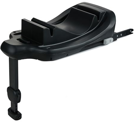 Kinderkraf MINK FX 2, basstation för barnstol MINK PRO 2, snabb ISOFIX-installation med justerbart stödben, quick release-system, monteringsdisplay, säker och praktisk, svart
