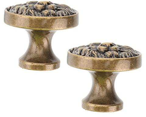 UKCOCO 2pezzi Manopole Forma Da Vintage Per Armadi Facili Da Installare Eleganti e Resistenti