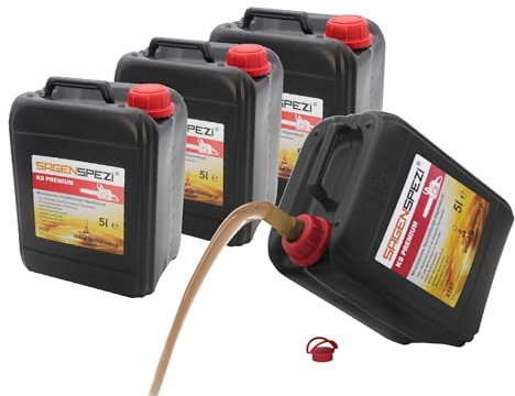 4x 5 Liter Sägenspezi Kettensägenöl KS Premium für Motorsägen (20 Liter)