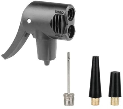Uqezagpa Mehrzweck-Reifenfülldüse, Fahrradpumpen, Schlauchadapter für Sportgeräte, Rennrad, Ersatzteil, leichte Luft