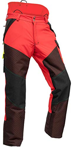 Pfanner Schnittschutzhose Kev-Extrem Klasse 1, Größe:L, Farbe:rot