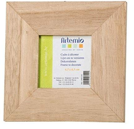 Artemio Cadre, Bois, Beige, 14,5 x 1 x 14,5 cm 14001192