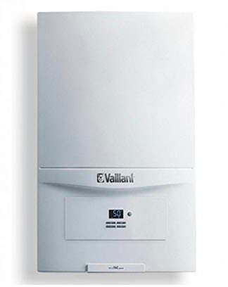 Vaillant Caldera de gas de condensación mixta de la gama Ecotec Pure, 13,2kW, modelo VMW 236/7-2 de gas natural, 33,5 x 44 x 72 centímetros (referencia: 2519977), Blanco, Estándar